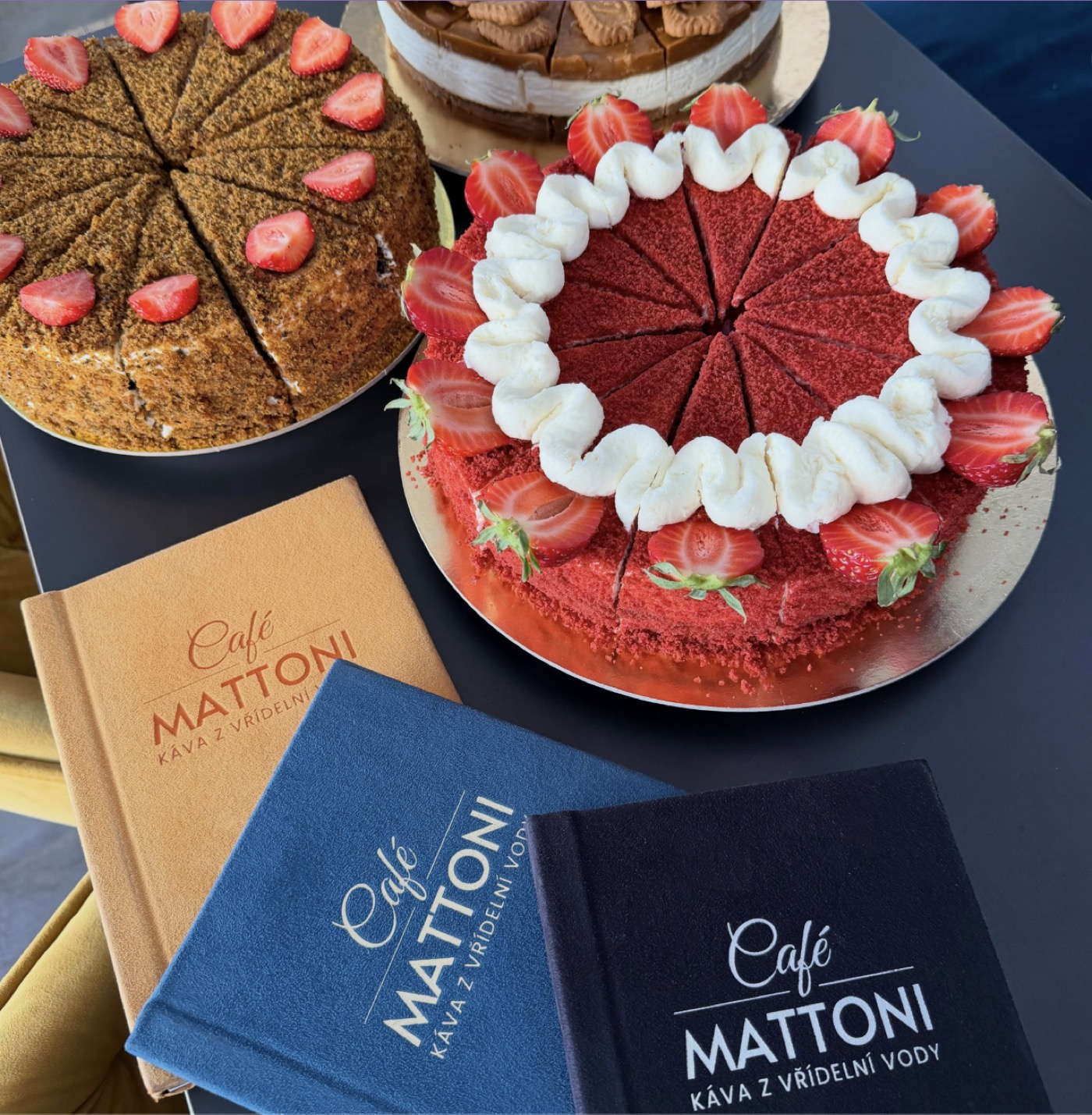 Dortíky a menu Café Mattoni