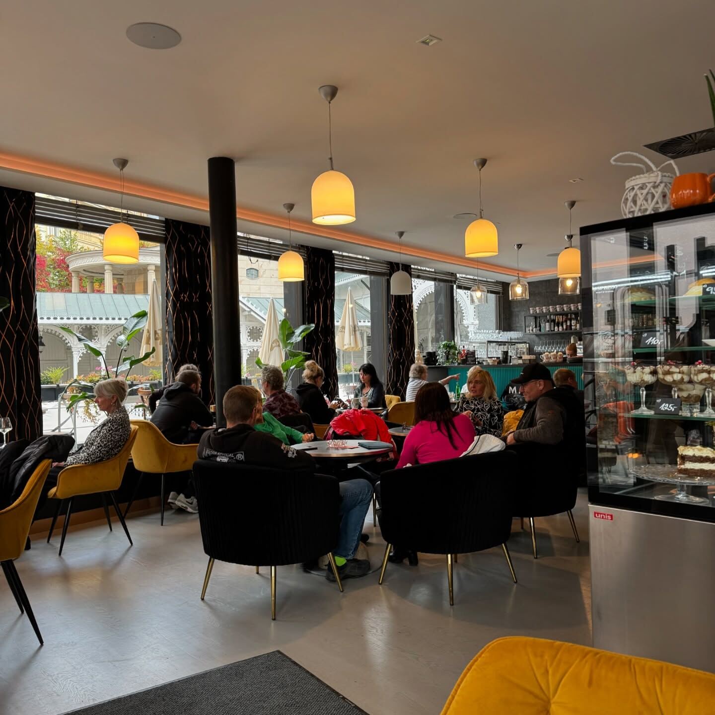 Interiér Café Mattoni